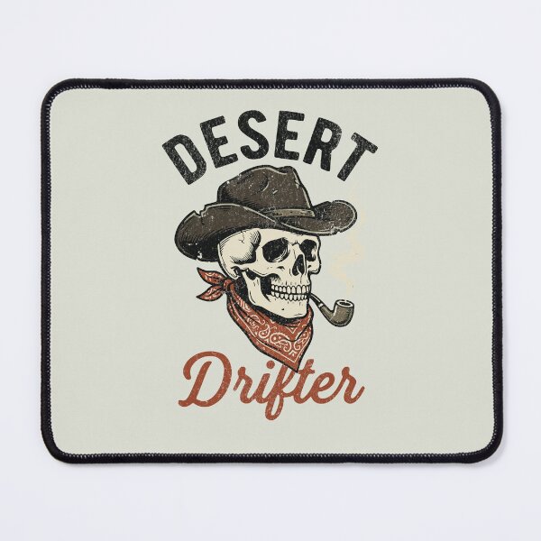 Item preview, Desert Drifter Cowboy Skull designed and sold by AwesomeBeyondLimits.