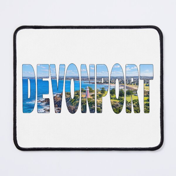 Item preview, DEVONPORT - Tasmania Australia Mersey Bluff Lighthouse City Background designed and sold by Adam Gormley.