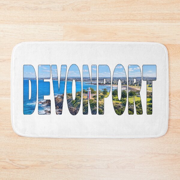 Item preview, DEVONPORT - Tasmania Australia Mersey Bluff Lighthouse City Background designed and sold by Adam Gormley.