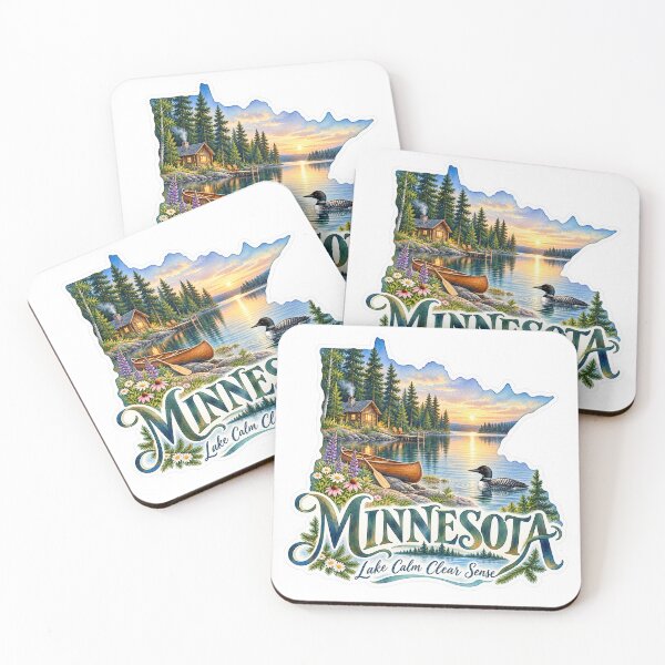Item preview, Minnesota Lake Calm Clear Sense designed and sold by Whimspired By Paxx.