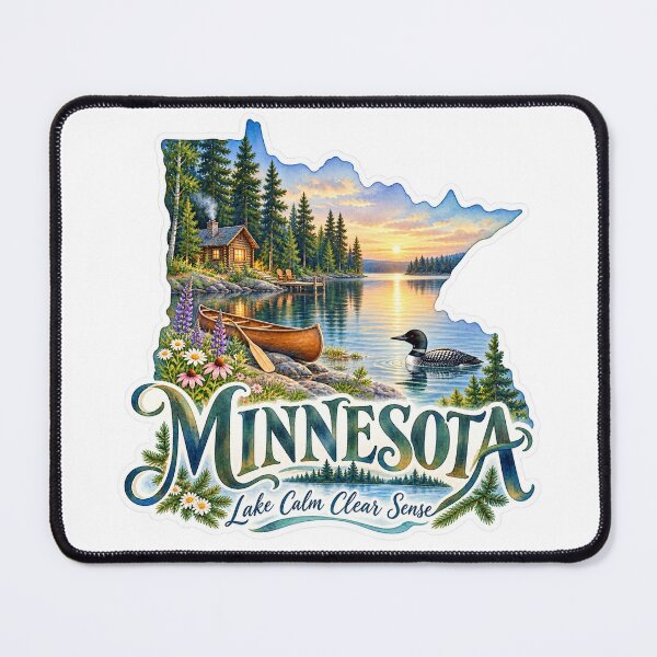 Item preview, Minnesota Lake Calm Clear Sense designed and sold by Whimspired By Paxx.