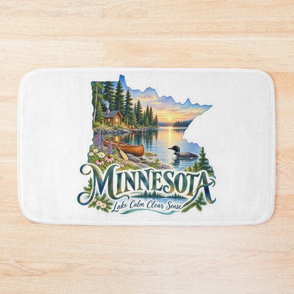 Item preview, Minnesota Lake Calm Clear Sense designed and sold by Whimspired By Paxx.
