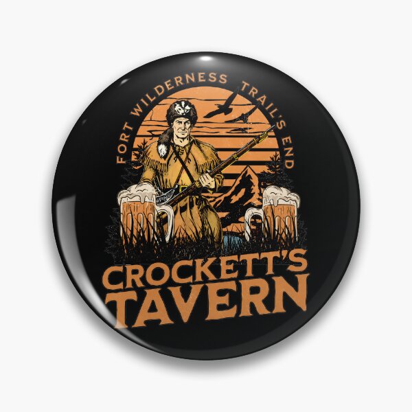 Item preview, Crockett's Tavern Fort Wilderness Trail's End Orlando Lodge and Resort Distressed Look designed and sold by Ribeiro-Art.