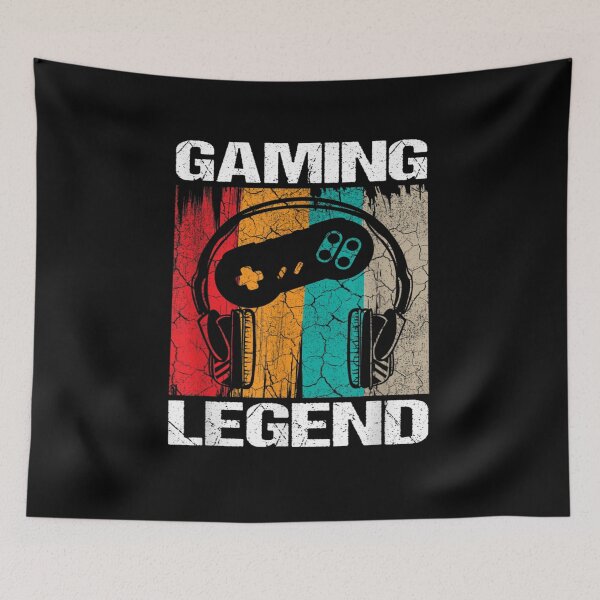 Item preview, Gaming Legend Retro Video Game Controller Gamer designed and sold by Aniverlia.