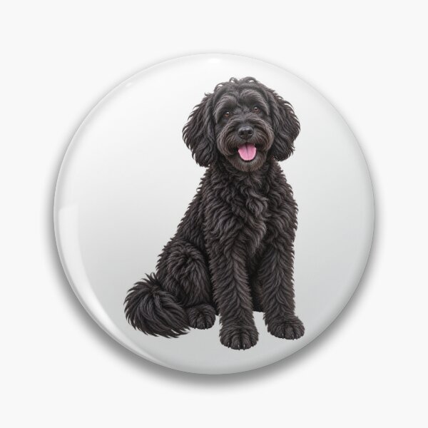Item preview, Schnoodle Dog Black designed and sold by BackgroundND.
