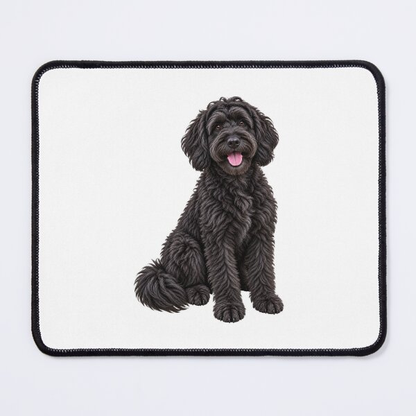 Item preview, Schnoodle Dog Black designed and sold by BackgroundND.