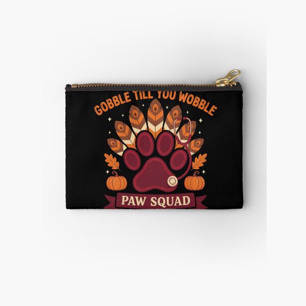 Item preview, Gobble Till You Wobble Paw Squad Thanksgiving Vet designed and sold by Nzgiftsandmore.