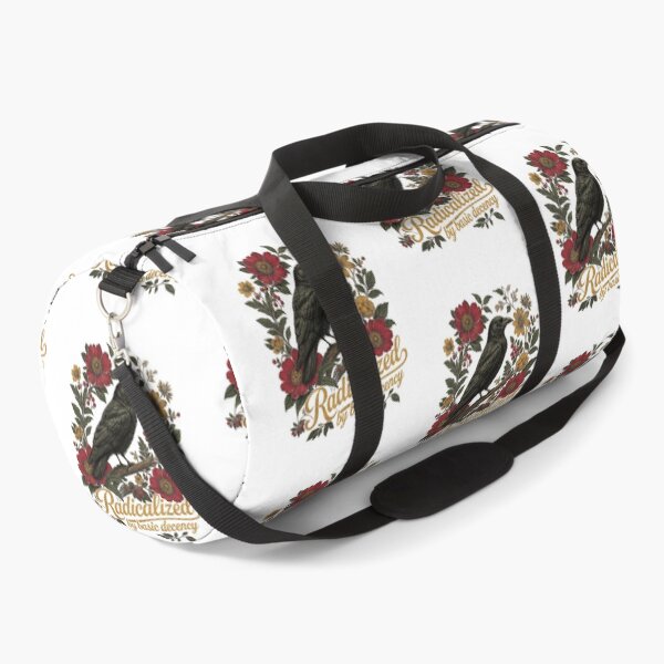 Item preview, Radicalized By Basic Decency Black Crow Raven Vintage Botanical Cottagecore Art    designed and sold by SEINENGAPPI18.