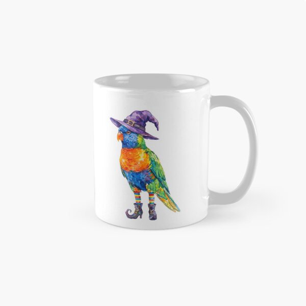 Item preview, Witchy Rainbow Lorikeet designed and sold by Tiffany Roy.