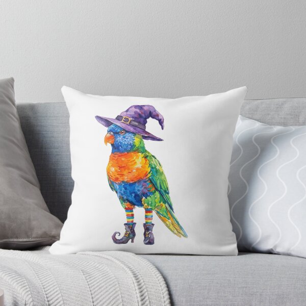 Item preview, Witchy Rainbow Lorikeet designed and sold by Tiffany Roy.