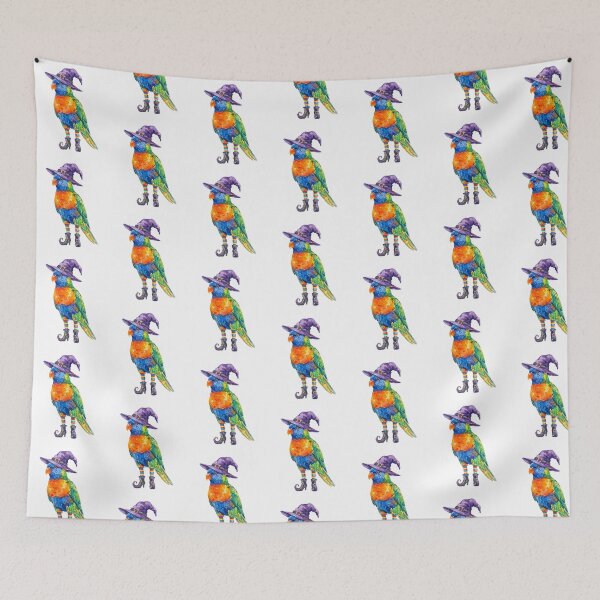 Item preview, Witchy Rainbow Lorikeet designed and sold by Tiffany Roy.