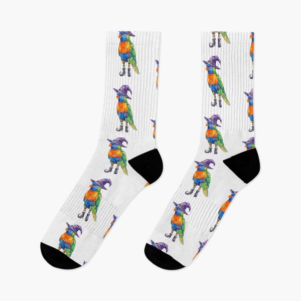 Item preview, Witchy Rainbow Lorikeet designed and sold by Tiffany Roy.