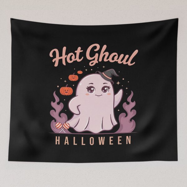 Item preview, Hot Ghoul Halloween Funny Halloween Quote Gift designed and sold by Say It With Ink.