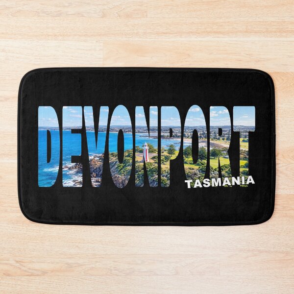 Item preview, DEVONPORT Tasmania - Australia Mersey Bluff Lighthouse City Background designed and sold by Adam Gormley.