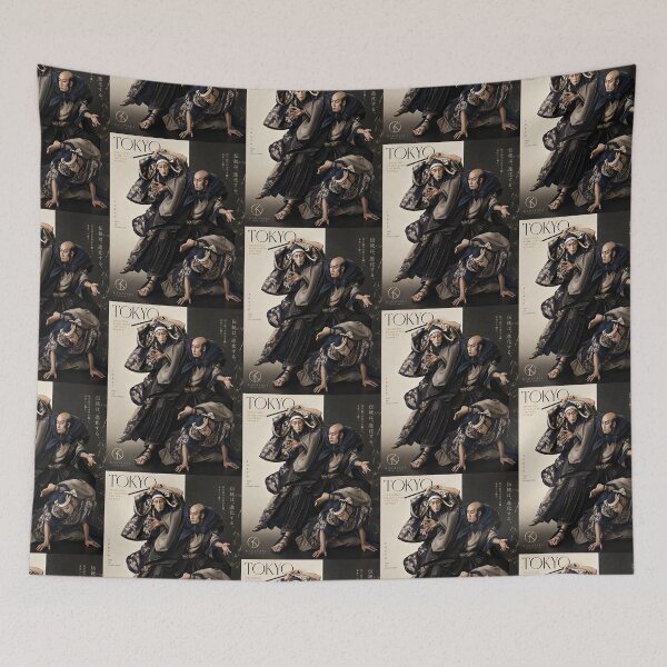 Item preview, Tokyo Kabuki – Japanese Samurai Kimono Fashion Black designed and sold by RhymeArc.