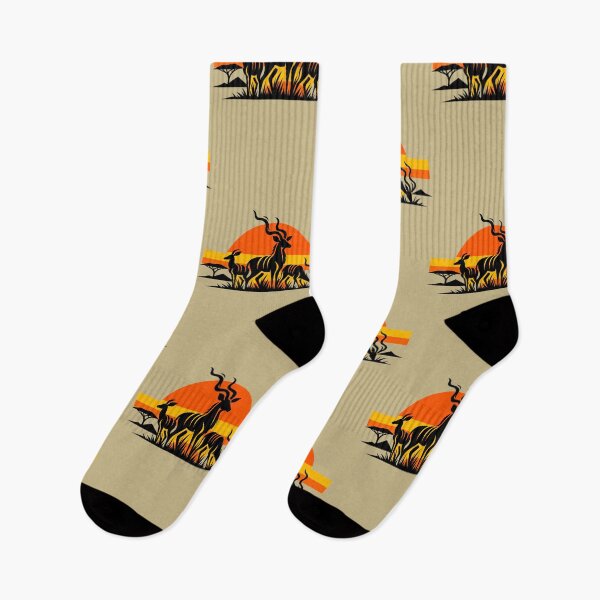 Item preview, African Kudu Sunset Safari Wildlife Graphic designed and sold by JonelCrafts.