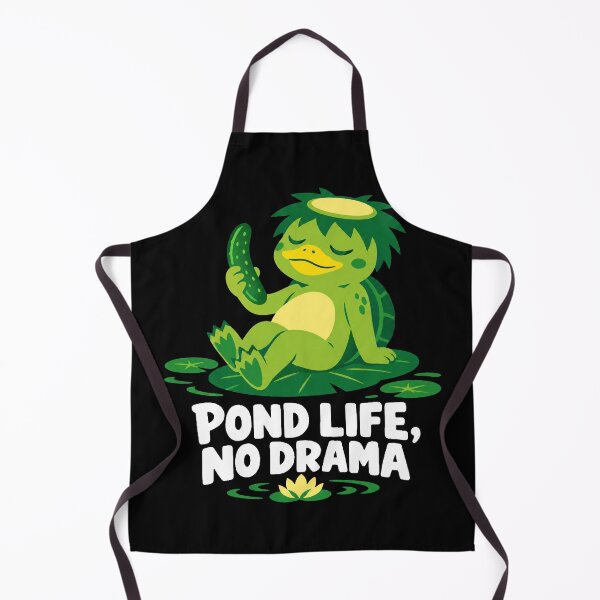 Item preview, Japanese Culture Halloween Kappa Pond Life No Drama Cute Yokai designed and sold by Uglyandcute.