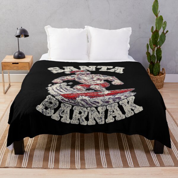 Item preview, Santa Barnak Surfing Muscular Santa Claus Summer Christmas Vintage Art designed and sold by SEINENGAPPI23.