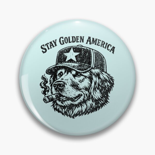 Item preview, Stay Golden America Labrador designed and sold by AwesomeBeyondLimits.