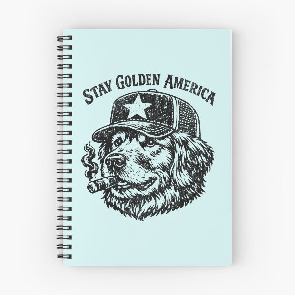 Item preview, Stay Golden America Labrador designed and sold by AwesomeBeyondLimits.