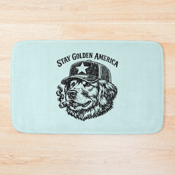 Item preview, Stay Golden America Labrador designed and sold by AwesomeBeyondLimits.