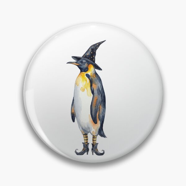Item preview, Witchy King Penguin designed and sold by Tiffany Roy.