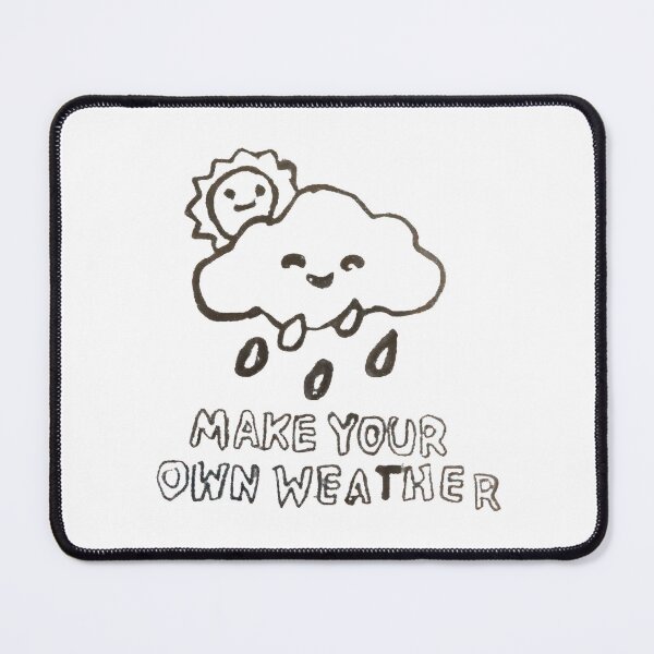 Item preview, Make Your Own Weather Cute Cloud Motivational Graphic designed and sold by SqshopDrawn.