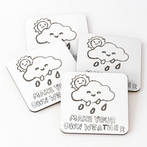 Item preview, Make Your Own Weather Cute Cloud Motivational Graphic designed and sold by SqshopDrawn.
