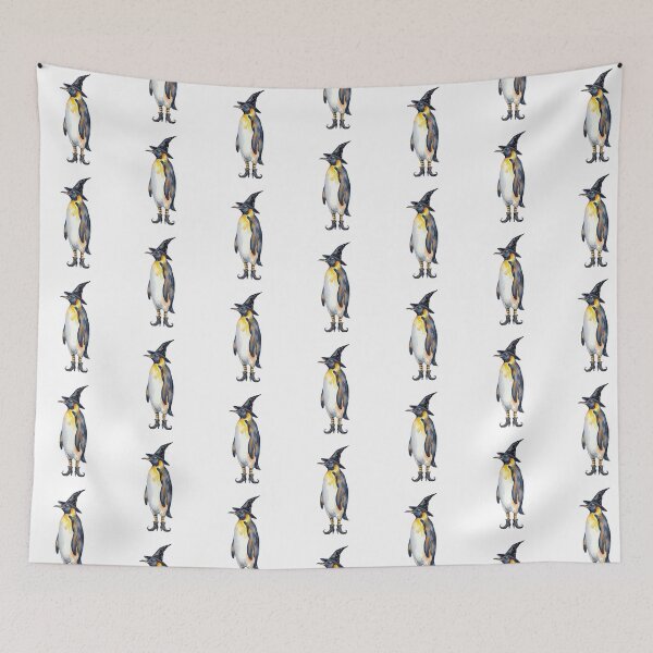 Item preview, Witchy King Penguin designed and sold by Tiffany Roy.