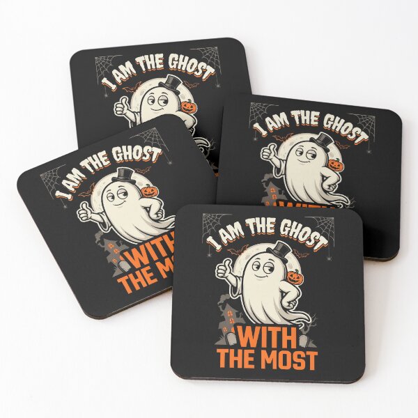 Item preview, I Am The Ghost With The Most Halloween Gift Funny Ghost designed and sold by Say It With Ink.
