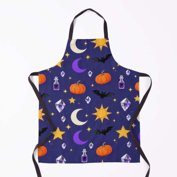 Item preview, Celestial Halloween Pumpkin Bat Crystal Pattern designed and sold by Mimoshi ⭐⭐⭐⭐⭐.