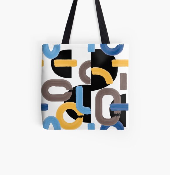 abstract mondrien beach All Over Print Tote Bag