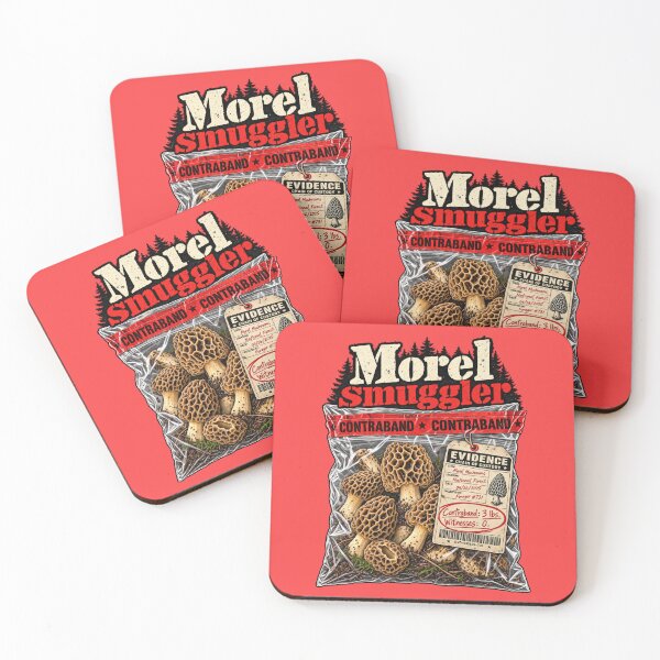 Item preview, Morel Smuggler Contraband - Funny Morel Mushroom Hunter designed and sold by LottiesLuck.
