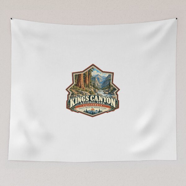 Item preview, Kings Canyon National Park California Granite Walls And Roaring Rivers Travel Souvenir Outdoors Visitor designed and sold by Star3NowForMe.