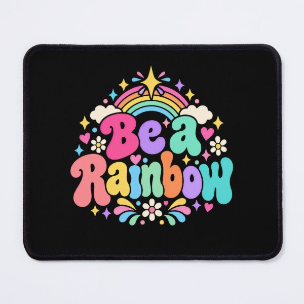 Item preview, Bea Rainbow Positive Optimistic Happiness Good Vibes designed and sold by JonesFlora2025.