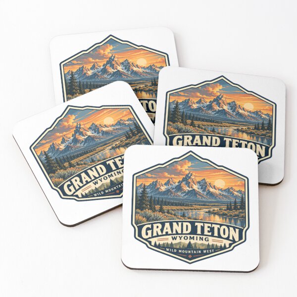 Item preview, Grand Teton Wyoming Wild Mountain West National Park Travel Outdoor Adventure designed and sold by Simsimah26Parks.