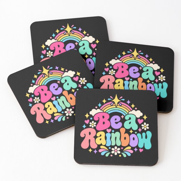 Item preview, Bea Rainbow Positive Optimistic Happiness Good Vibes designed and sold by JonesFlora2025.