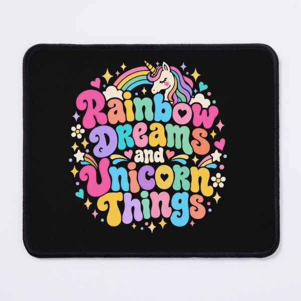 Item preview, Rainbow Dreams And Unicorn Things Magical Unicorn Fantasy Girls Dreamer designed and sold by RetroMini2026.