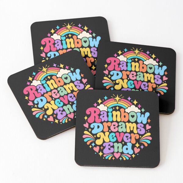 Item preview, Rainbow Dreams Never End Positive Good Vibes Dreamer designed and sold by JonesFlora2025.