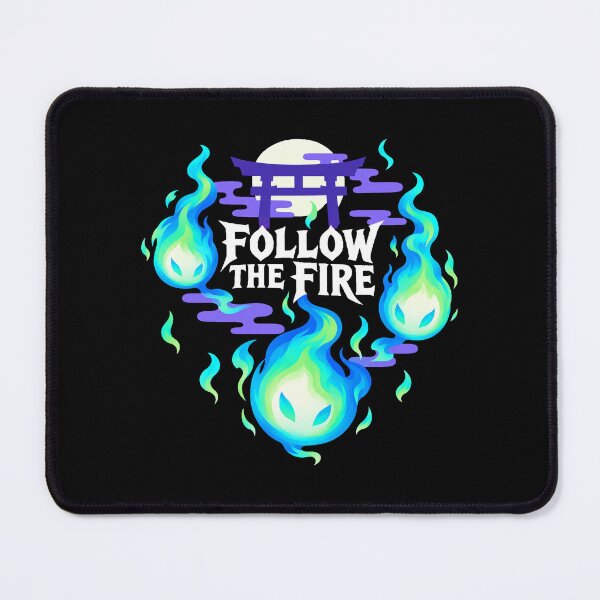 Item preview, Japanese Culture Halloween Onibi Follow The Fire Spirit Flames Yokai designed and sold by Uglyandcute.