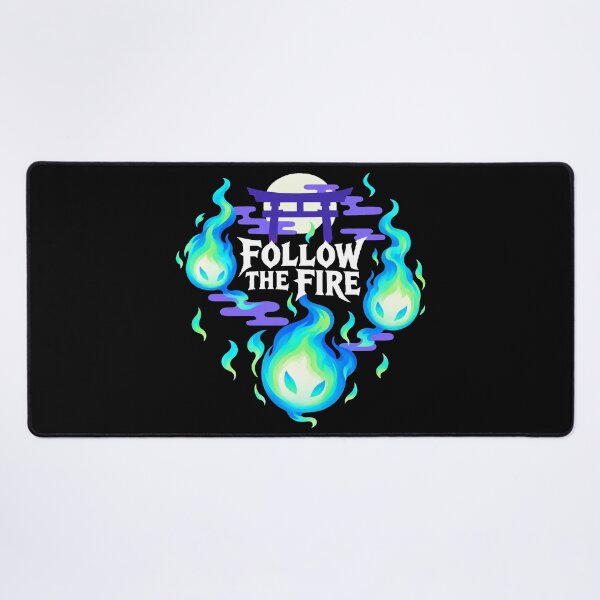 Item preview, Japanese Culture Halloween Onibi Follow The Fire Spirit Flames Yokai designed and sold by Uglyandcute.