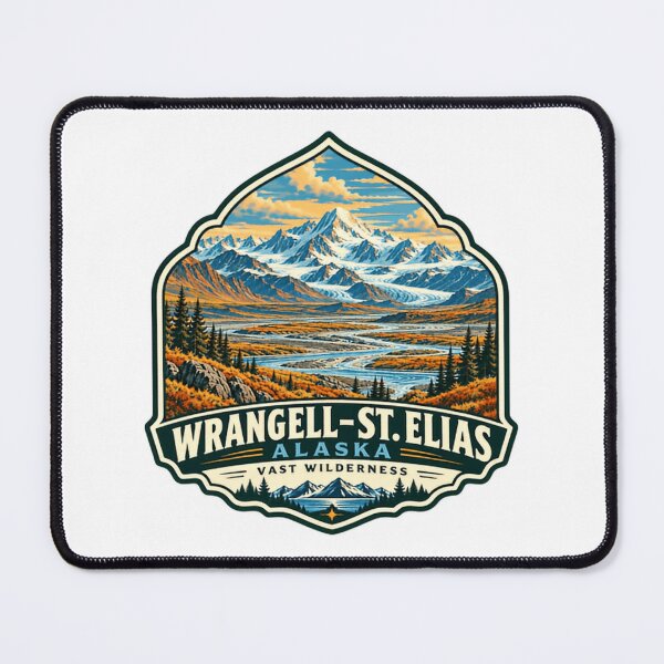Item preview, Wrangell-St. Elias Alaska Vast Wilderness National Park Travel Explorer designed and sold by Star3NowForMe.