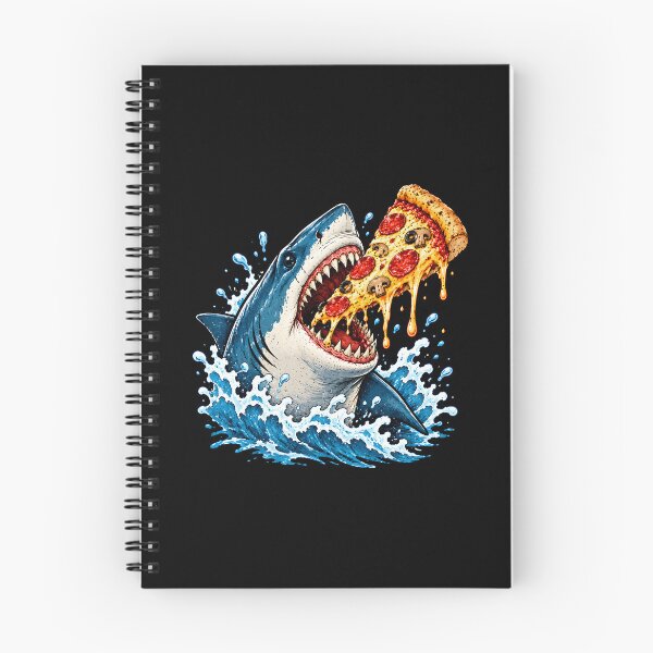 Item preview, Pizza Eating Shark designed and sold by fairmont-press.