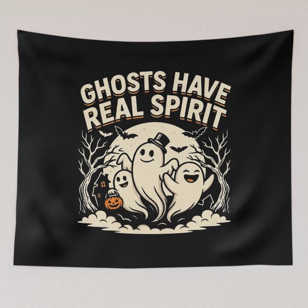 Item preview, Ghosts Have Real Spirit Halloween Pun Halloween Costume designed and sold by Say It With Ink.