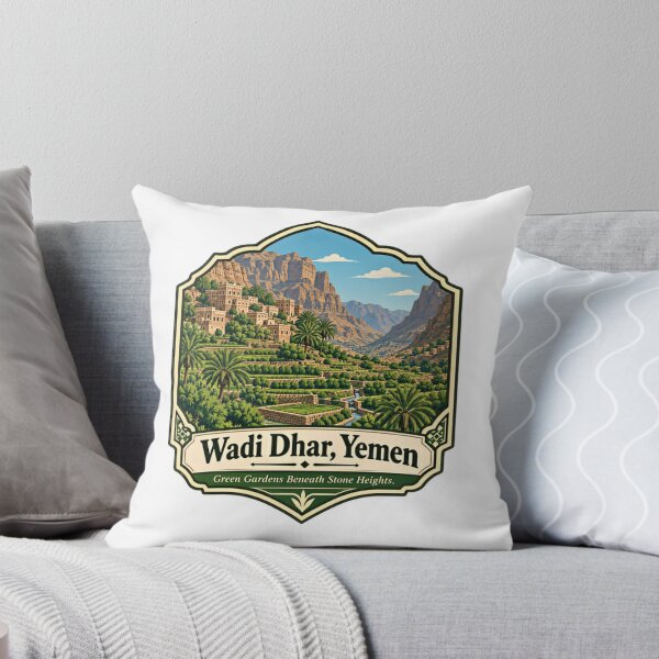Item preview, Wadi Dhar, Yemen Yemeni Heritage Middle East Travel Landscape designed and sold by Simsimah26Parks.