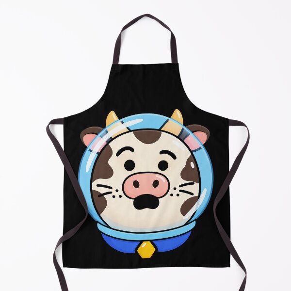 Item preview, Cute Cow in Astronaut Helmet designed and sold by PupCharacter.