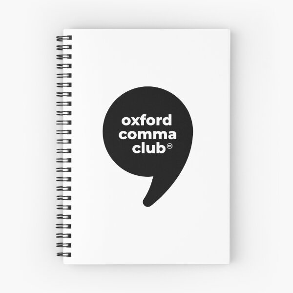 Item preview, Oxford Comma Club | Enthusiast designed and sold by The Turquoise Brush.