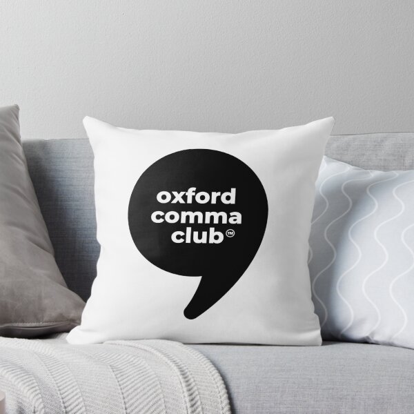 Item preview, Oxford Comma Club | Enthusiast designed and sold by The Turquoise Brush.