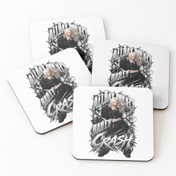 Item preview, Edgy ALLDAY PROJECT Bailey Crash Steel Text Art designed and sold by Valereekmerch.