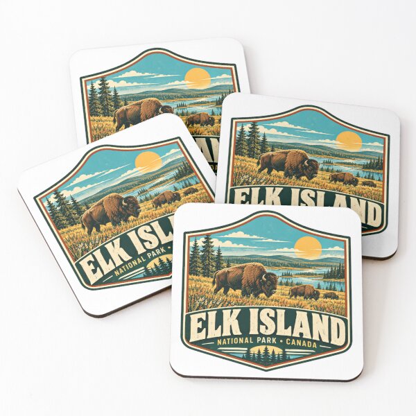 Item preview, Elk Island National Park Canada Bison Wildlife Travel designed and sold by Simsimah26Parks.
